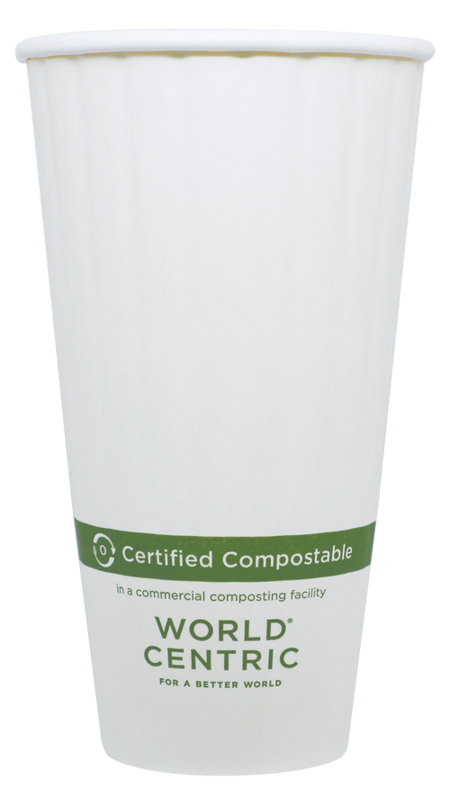 World Centric 20 oz Double Wall Hot Cup | 89-Series | 600/cs