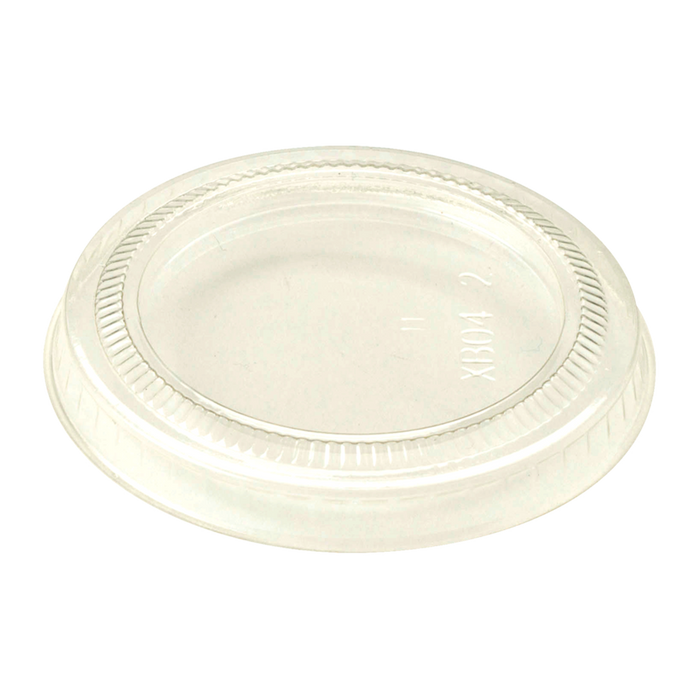 World Centric 26-Series Lid - PLA - Fits 2 to 3 oz Cold Cups, Flat | 2000/cs