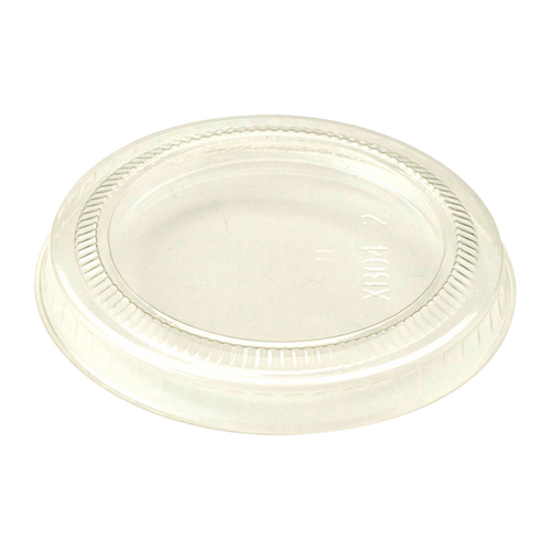 World Centric 26-Series Lid - PLA - Fits 2 to 3 oz Cold Cups, Flat | 2000/cs