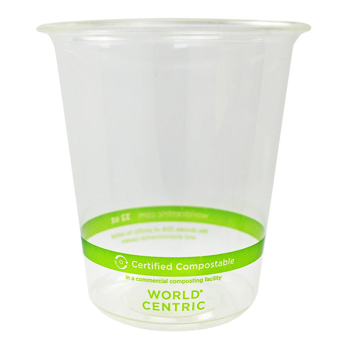 World Centric 32 oz Round Deli Container, Clear   | 610-Series | 500/cs