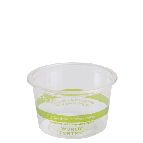 World Centric 4 oz Cold Cup/Portion Cup  | 46-Series | 1000/cs