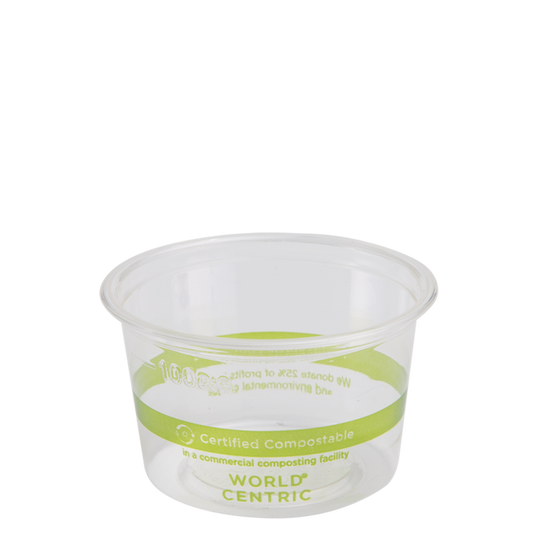 World Centric 4 oz Cold Cup/Portion Cup  | 46-Series | 1000/cs