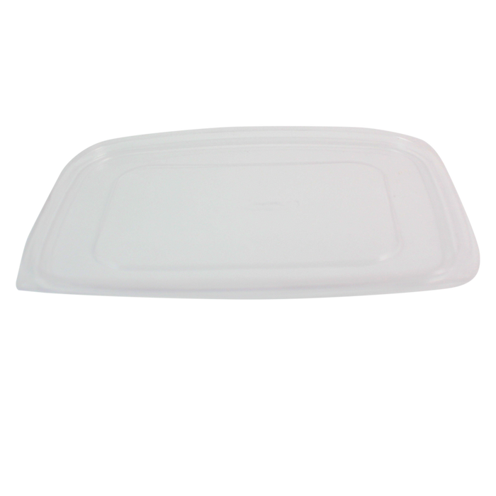 World Centric 603-Series Lid -  PLA - 48-64 oz Rectangular Delis | 400/cs