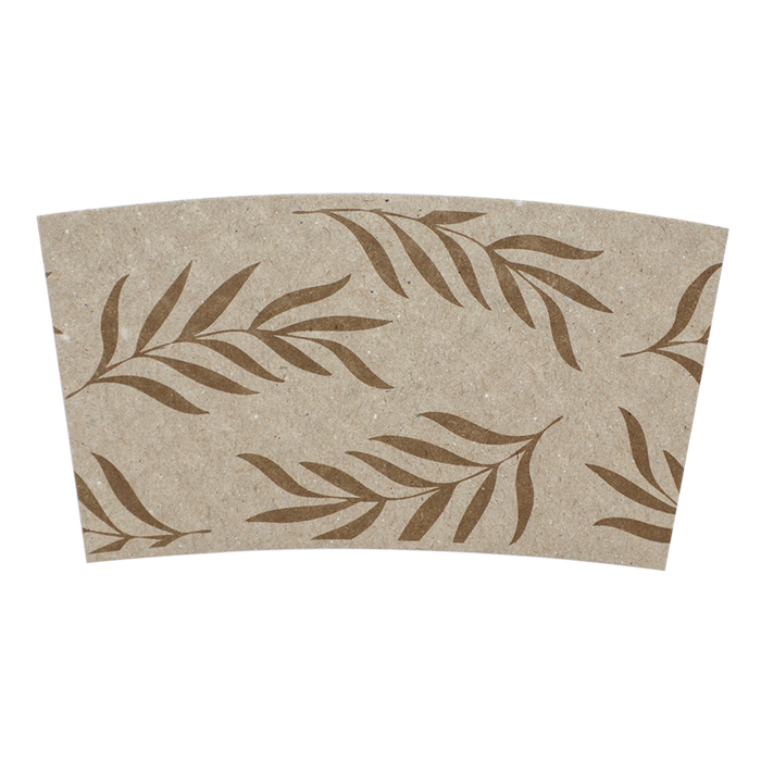 World Centric 8 oz Recycled Paper Sleeves   | 79-Series | 1000/cs
