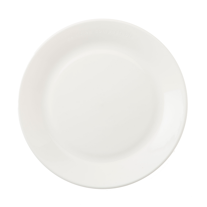 World Centric 9” Plate, White, 2 mm | 50/cs