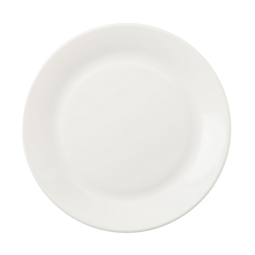 World Centric 9” Plate, White, 2 mm | 50/cs