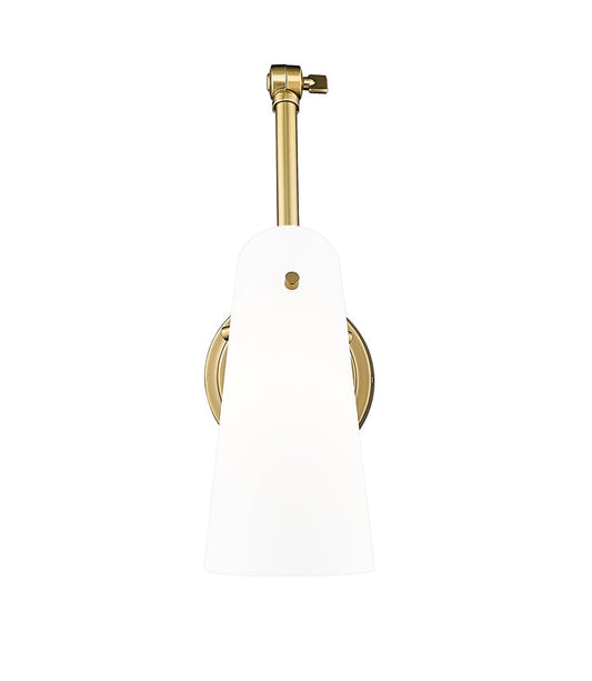 Wall Sconce Z-Lite 350S-MGLD Modern Gold Julia 1 Light Wall Sconce Z-Lite