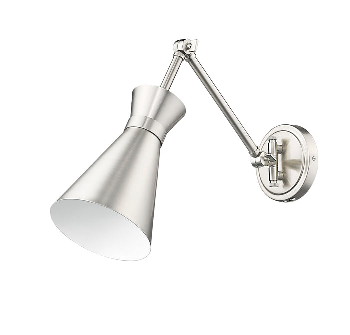 Wall Sconce Z-Lite 351S-BN Brushed Nickel Soriano 1 Light Wall Sconce Z-Lite