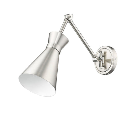 Wall Sconce Z-Lite 351S-BN Brushed Nickel Soriano 1 Light Wall Sconce Z-Lite