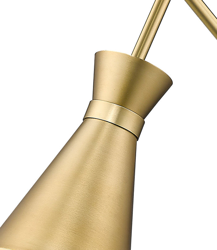 Wall Sconce Z-Lite 351S-MGLD Modern Gold Soriano 1 Light Wall Sconce Z-Lite