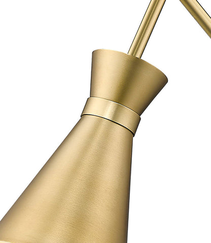 Wall Sconce Z-Lite 351S-MGLD Modern Gold Soriano 1 Light Wall Sconce Z-Lite