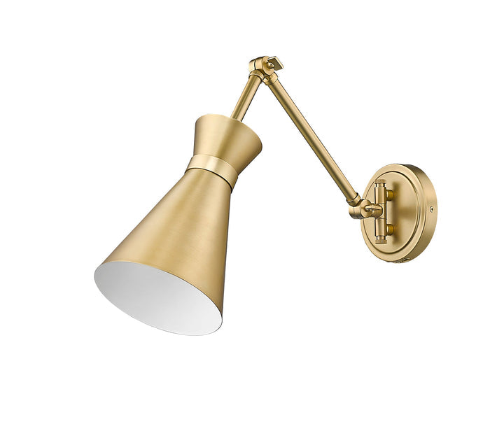 Wall Sconce Z-Lite 351S-MGLD Modern Gold Soriano 1 Light Wall Sconce Z-Lite