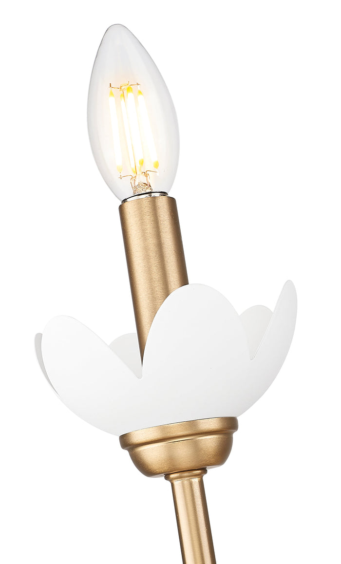 Wall Sconce Z-Lite 352-1S-MGLD Modern Gold Allistair 1 Light Wall Sconce Z-Lite