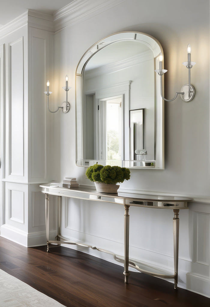 Wall Sconce Z-Lite 352-2S-BN Brushed Nickel Allistair 2 Light Wall Sconce Z-Lite