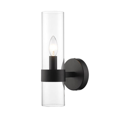 Wall Sconce Z-Lite 4008-1S-MB Matte Black Datus 1 Light Wall Sconce Z-Lite