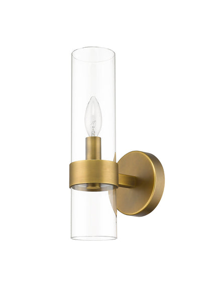 Wall Sconce Z-Lite 4008-1S-RB Rubbed Brass Datus 1 Light Wall Sconce Z-Lite