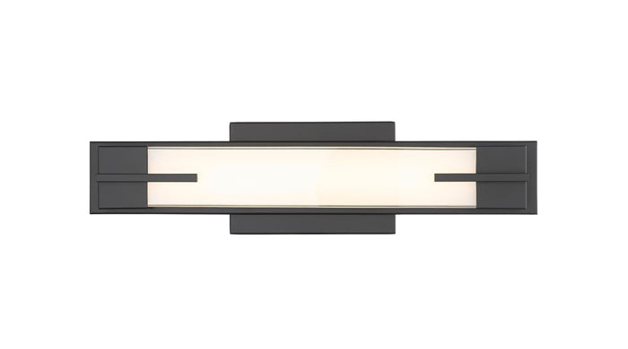 Vanity Z-Lite 4100-18W-MB-LED Matte Black Chase 1 Light Vanity Z-Lite