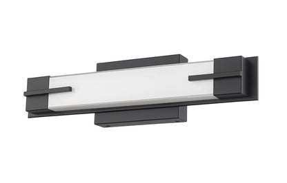 Vanity Z-Lite 4100-18W-MB-LED Matte Black Chase 1 Light Vanity Z-Lite