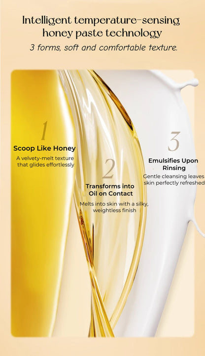 ZHUBEN Sweet Honey Essential Oil Cleansing Makeup Remover Cream T4823