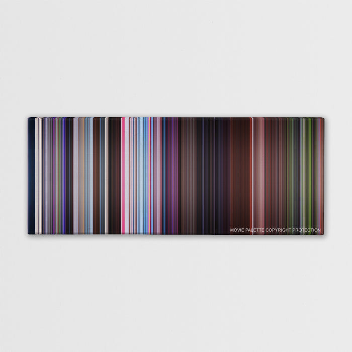 Zoolander color palette canvas print: thousands of thin vertical stripes of color