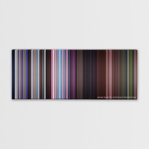 Zoolander color palette canvas print: thousands of thin vertical stripes of color